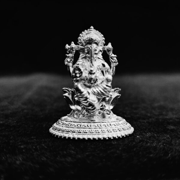 gitanjali lord ganesh silver idol