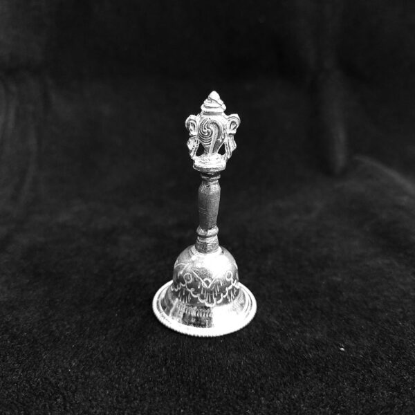 Gitanjali Silver Shanku Chakra Pooja Bell SB001