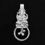 gitanjali silver ganesh keychain