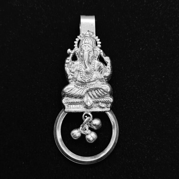 gitanjali silver ganesh keychain