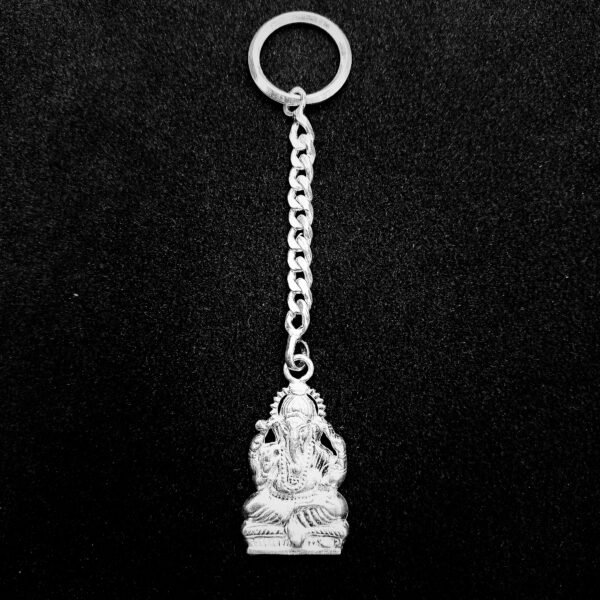 gitanjali silver ganesh keychain