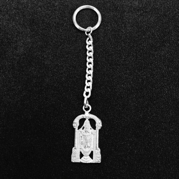 gitanjali tirupati balaji silver keychain 92.5