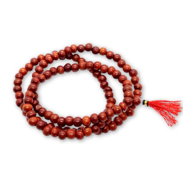 Gitanjali Red Sandalwood Mala 6mm