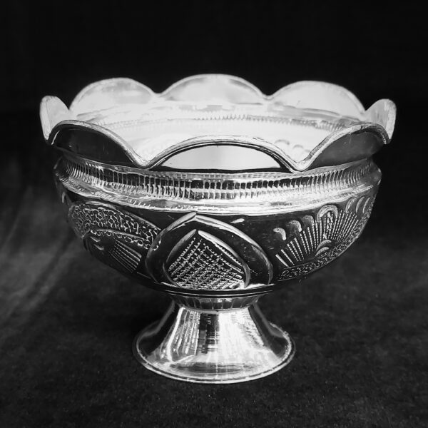 gitanjali silver flower bowl for pooja