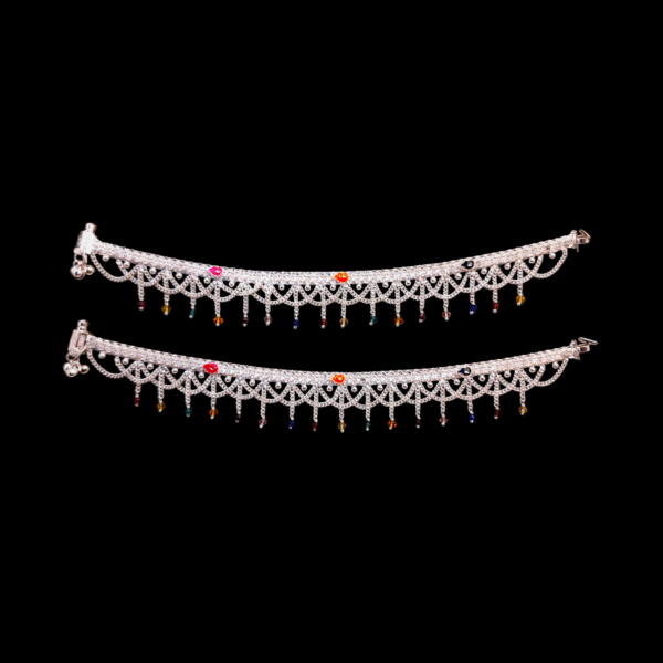 silver anklet/payal/legchain