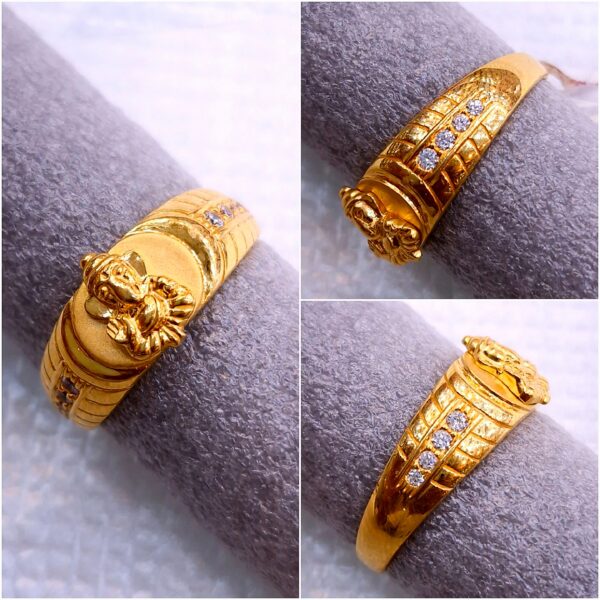 Gitanjali Gold Ganesh Ring GR049
