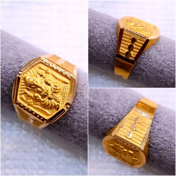 Gitanjali Gold Ganesh Ring GR052