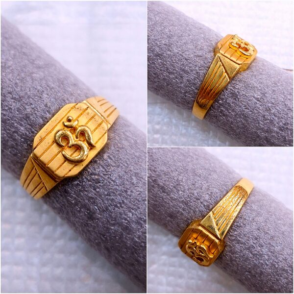 Gitanjali Gold Om Ring GR064