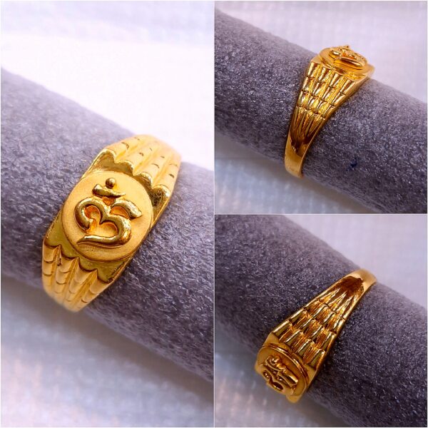 Gitanjali Gold Om Ring GR065