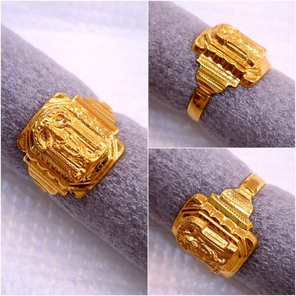 Gitanjali Gold Venkateswara Swamy Ring GR001