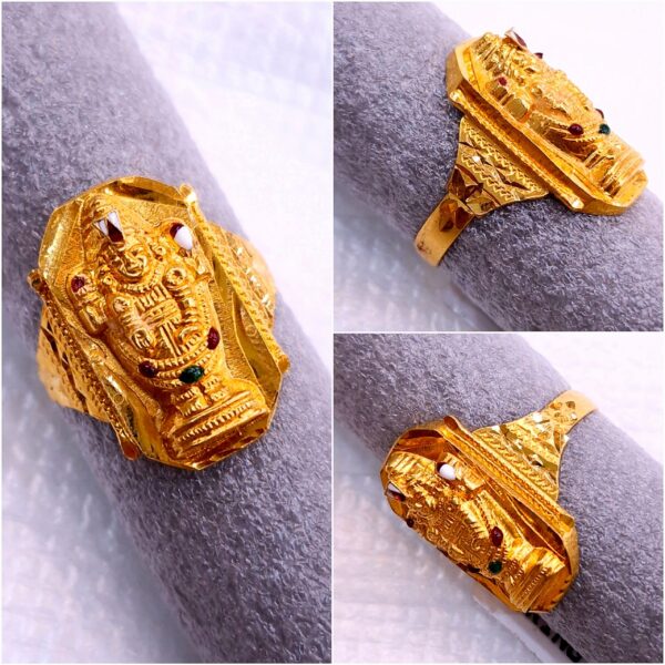 Gitanjali Gold Venkateswara Swamy Ring GR004