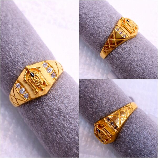 Gitanjali Gold Venkateswara Swamy Ring GR007