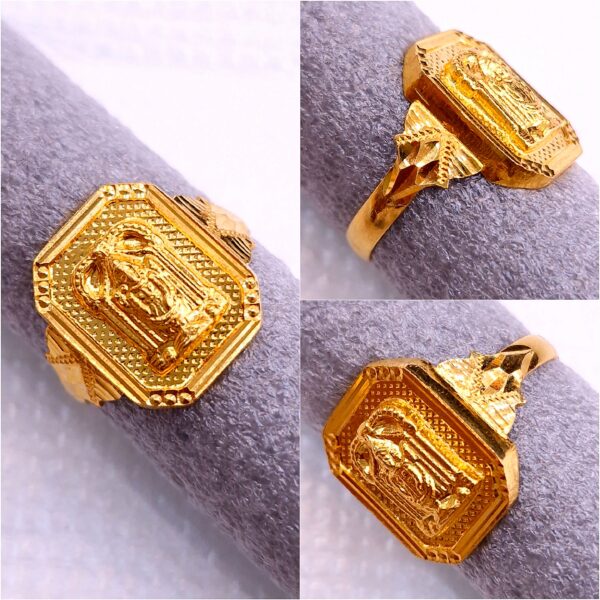 Gitanjali Gold Venkateswara Swamy Ring GR010