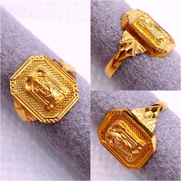 Gitanjali Gold Venkateswara Swamy Ring GR010