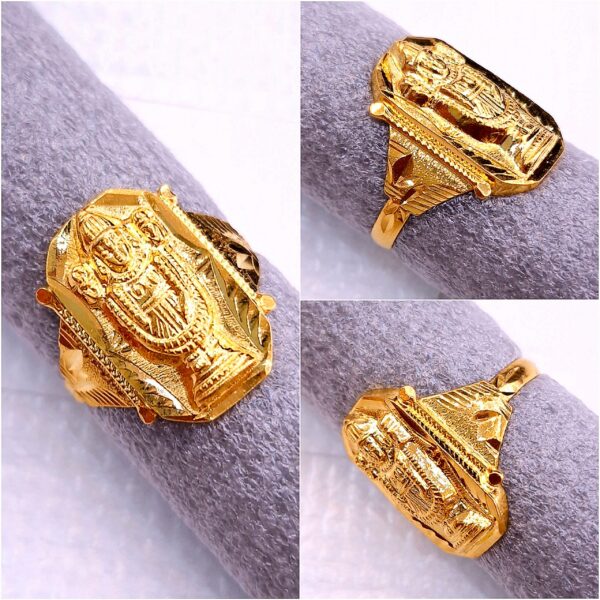 Gitanjali Gold Venkateswara Swamy Ring GR011