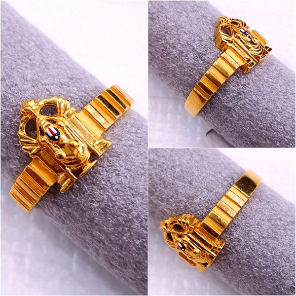 Gitanjali Gold Venkateswara Swamy Ring GR012