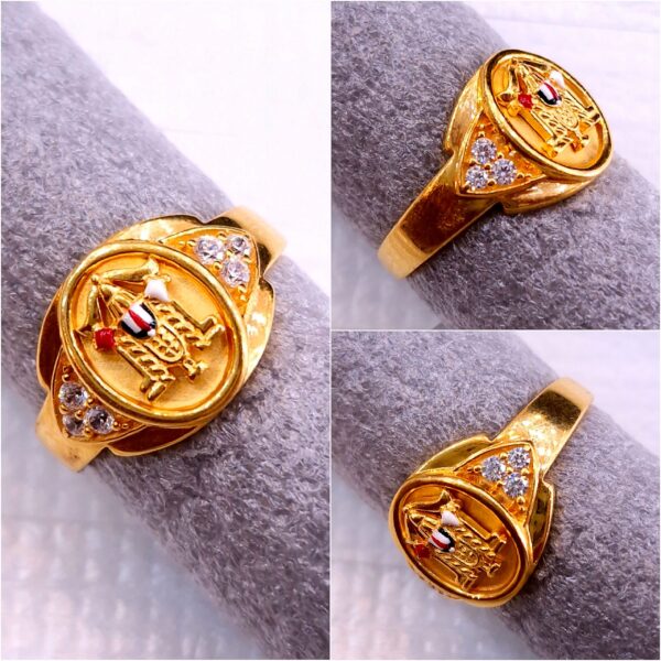 Gitanjali Gold Venkateswara Swamy Ring GR018