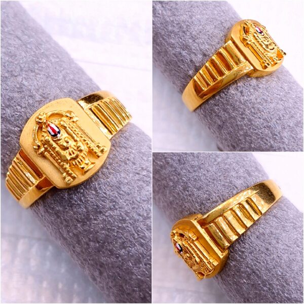 Gitanjali Gold Venkateswara Swamy Ring GR019