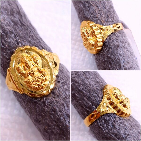 Gitanjali Gold Lakshmi Devi Ring GR027