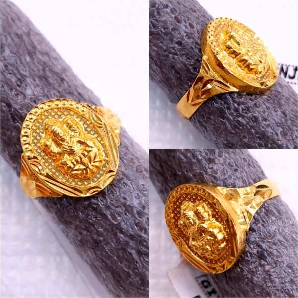 Gitanjali Gold Lakshmi Devi Ring GR030