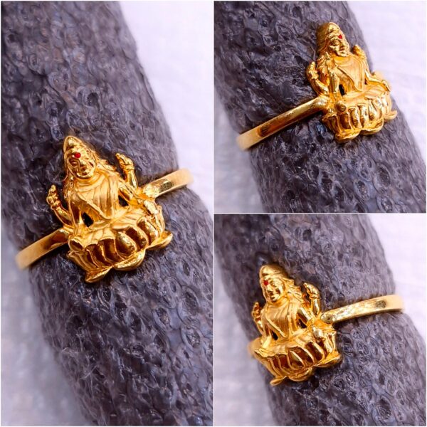 Gitanjali Gold Lakshmi Devi Ring GR035