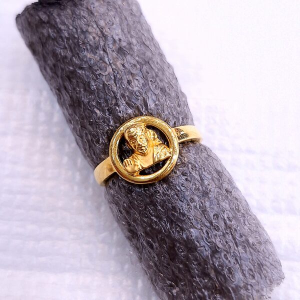 Gitanjali Gold Sai Baba Ring GR057