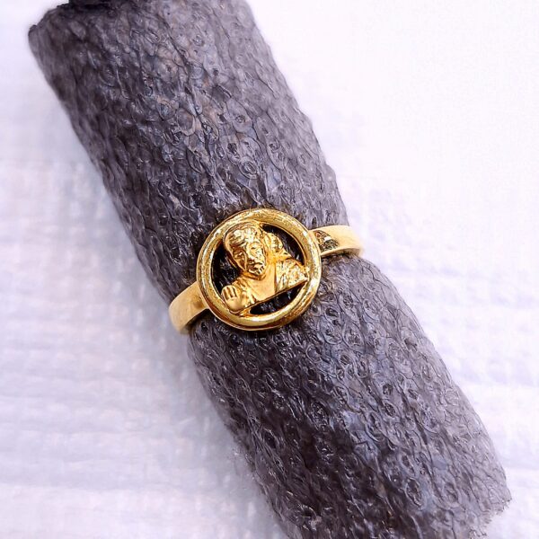 Gitanjali Gold Sai Baba Ring GR057