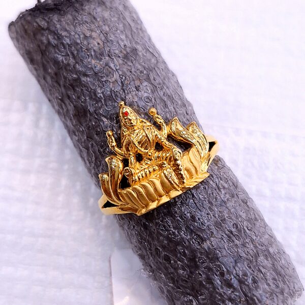Gitanjali Gold Lakshmi Devi Ring GR040