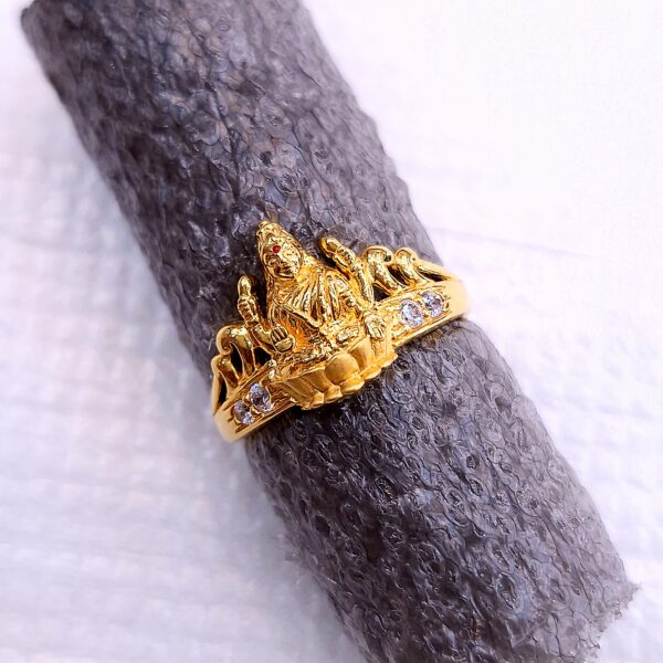 Gitanjali Gold Lakshmi Devi Ring GR041
