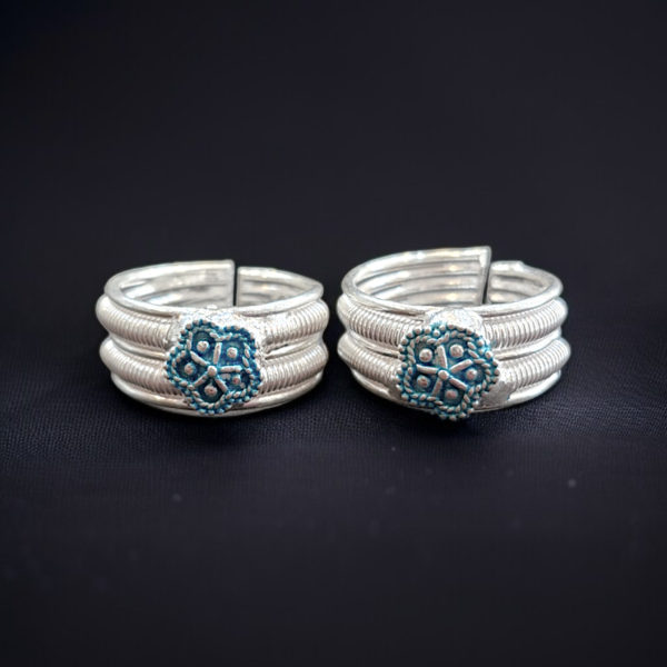 Gitanjali Silver Toe Rings (chutlu) STR003