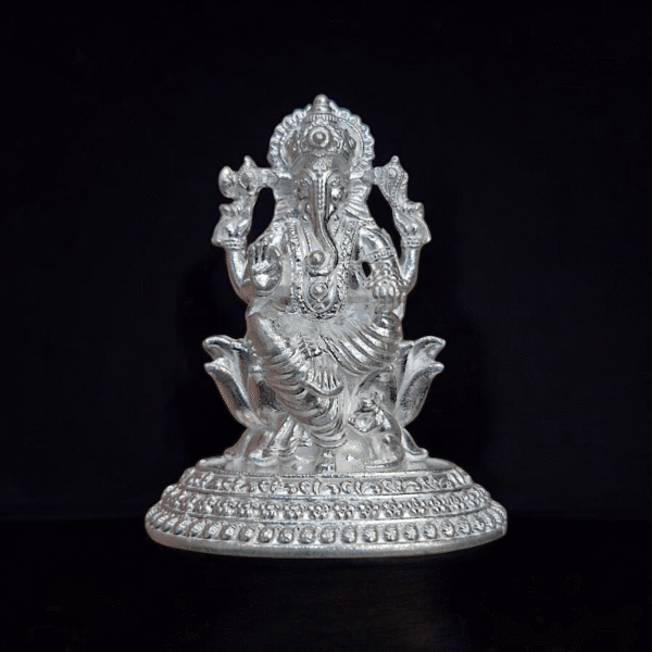 Gitanjali Lord Ganesh Silver Idol SIS019