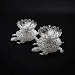 Silver Tortoise Diya