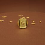 gold ring intial