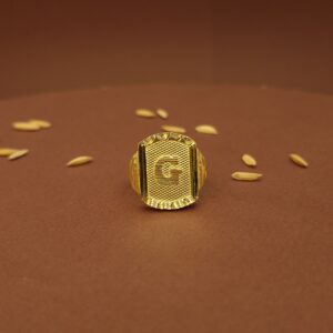 gold ring intial