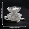 Silver Tortoise Diya