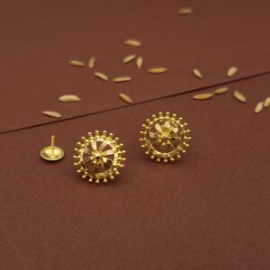 gold earrings