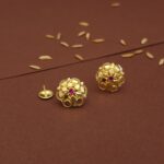 gold earrings
