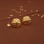 gold earrings