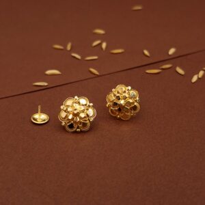 gold earrings