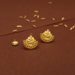 gold earrings