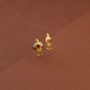 gold baby earrings
