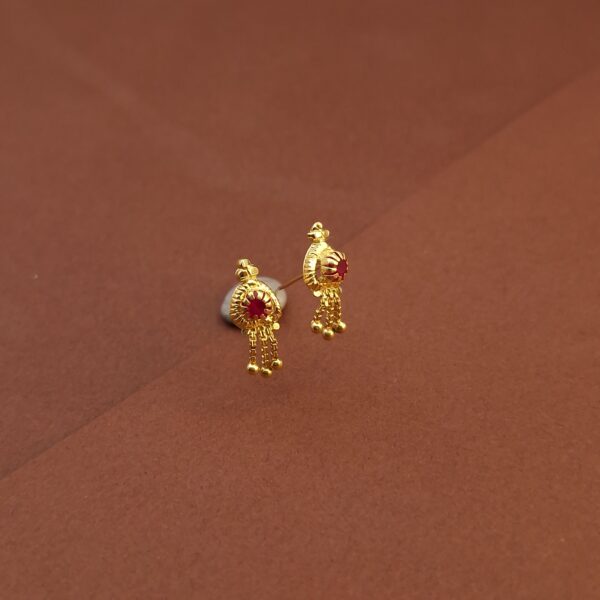 gold baby earrings