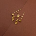 gold baby earrings