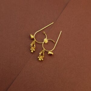 gold baby earrings