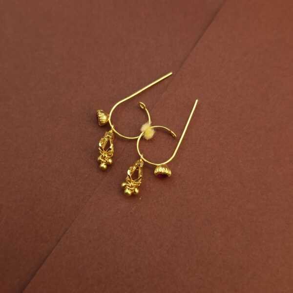 gold baby earrings