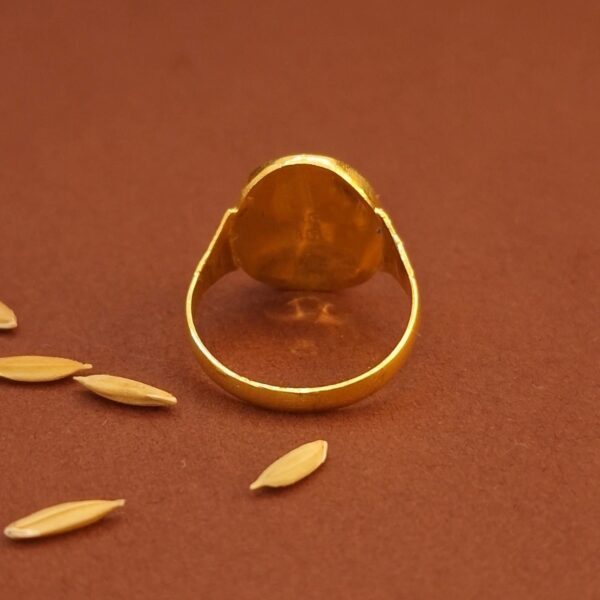 letter Gold Ring