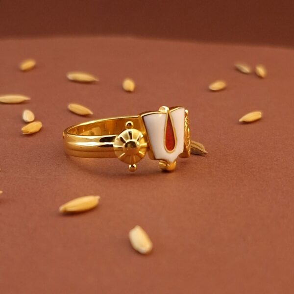 Gold Venkateswara Swamy Ring