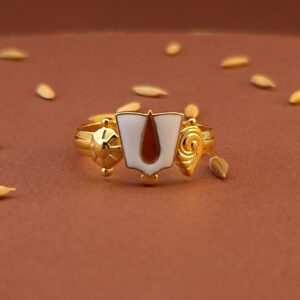 Gold Venkateswara Swamy Ring