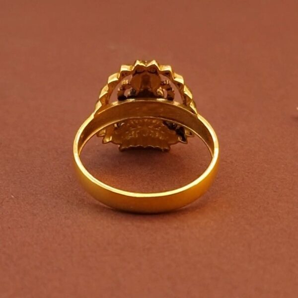 Gold Lakshmi Devi Ring