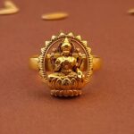 Gold Lakshmi Devi Ring